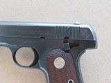 Colt Model 1908 Type IV Minty Condition, Cal. .380 ACP, 1928 Vintage SOLD - 8 of 18