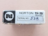 1973 Vintage Norton Budischowsky Model TP-70 .22 LR Semi-Auto Pistol w/ Original Box & Owner's Manual
** Excellent Condition ** SOLD - 2 of 25