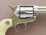 1969 Vintage 2nd Generation 5.5" Colt Single Action Army in .357 Magnum w/ Custom Engraving, Grips, and Nickel Plating SOLD - 8 of 25