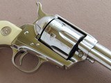 1969 Vintage 2nd Generation 5.5" Colt Single Action Army in .357 Magnum w/ Custom Engraving, Grips, and Nickel Plating SOLD - 10 of 25