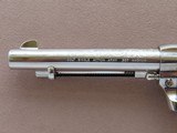 1969 Vintage 2nd Generation 5.5" Colt Single Action Army in .357 Magnum w/ Custom Engraving, Grips, and Nickel Plating SOLD - 4 of 25