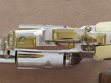 1969 Vintage 2nd Generation 5.5" Colt Single Action Army in .357 Magnum w/ Custom Engraving, Grips, and Nickel Plating SOLD - 22 of 25