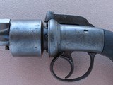Circa 1845-50 Antique .42 Caliber British Bar-Hammer 6-Shot Revolver SOLD - 5 of 25
