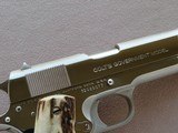 Colt Government MK IV Series 70 Commercial 1911 45 A.C.P. Bright Nickel **MFG. 1974** SOLD - 7 of 20