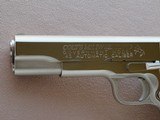 Colt Government MK IV Series 70 Commercial 1911 45 A.C.P. Bright Nickel **MFG. 1974** SOLD - 4 of 20