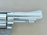1976 Vintage Nickel 3" Smith & Wesson Model 36 "Chief's Special" in .38 Special w/ Box, Etc.
** Clean Example ** SOLD - 10 of 25