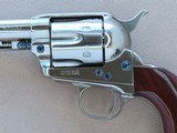 Nickel Uberti 1873 Cattleman New Model in .45 Colt w/ Original Box, Paperwork
** Beautiful Nickel Single Action ** SOLD - 4 of 24