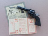 1959 Vintage Colt Single Action Frontier Scout Revolver in .22 Rimfire w/ Original Box, Manual, Warranty Card
** All-Original Scout ** SOLD - 25 of 25