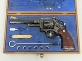 1960 Vintage Custom Engraved Smith & Wesson 6.5" Model 29 .44 Magnum Revolver w/ Wooden Presentation Case
** Beautiful S&W ** SOLD - 25 of 25