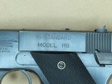 1949 Vintage High Standard Model HB 2nd Model .22 LR Semi-Auto Pistol
** All-Original Example in Beautiful Condition ** SOLD - 23 of 25