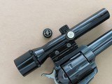 1972 Vintage 3-Screw Ruger "Old Model" Blackhawk Revolver in .30 Carbine w/ Bushnell Magnum Phantom 1.3X Scope SOLD - 25 of 25