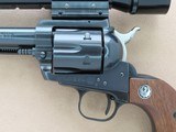1972 Vintage 3-Screw Ruger "Old Model" Blackhawk Revolver in .30 Carbine w/ Bushnell Magnum Phantom 1.3X Scope SOLD - 10 of 25
