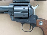 1972 Vintage 3-Screw Ruger "Old Model" Blackhawk Revolver in .30 Carbine w/ Bushnell Magnum Phantom 1.3X Scope SOLD - 8 of 25