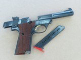 1967 to '68 Vintage High Standard Military Model 106 Supermatic Trophy .22 Pistol in Factory High-Gloss Trophy Blue
** Exceptional Example ** - 22 of 25