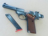 1967 to '68 Vintage High Standard Military Model 106 Supermatic Trophy .22 Pistol in Factory High-Gloss Trophy Blue
** Exceptional Example ** - 21 of 25