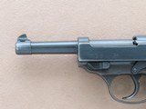 WW2 Late 1943 Production CYQ Spreewerke P-38 Pistol w/ Original Holster & Extra Mag
** Scarce Pistol With Factory Rejected Frame & Slide
** SOLD - 4 of 25