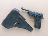 WW2 Late 1943 Production CYQ Spreewerke P-38 Pistol w/ Original Holster & Extra Mag
** Scarce Pistol With Factory Rejected Frame & Slide
** SOLD - 1 of 25
