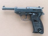 WW2 Late 1943 Production CYQ Spreewerke P-38 Pistol w/ Original Holster & Extra Mag
** Scarce Pistol With Factory Rejected Frame & Slide
** SOLD - 2 of 25