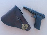 WW2 Nazi Occupation FN Browning Model 1922 .32 ACP Pistol in Dutch Military Holster
** Nice G.I. War Trophy ** SOLD - 1 of 25