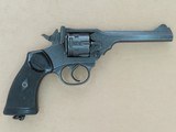 WW2 1943 Vintage Webley & Scott Mark IV Revolver in .38/200 Caliber
** Exceptional All-Original & Matching Example! ** SOLD - 5 of 25