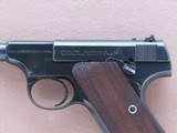 1942 Vintage Colt Woodsman .22 Caliber Semi-Automatic Pistol w/ 6 & 5/8ths" Barrel
** Clean All-Original Colt ** SOLD - 3 of 25