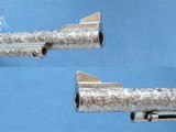 1956 Vintage Flat Top Ruger Blackhawk .44 Magnum Revolver, Fully Professionally Engraved w/ Carved Ivory Grips
** Spectacular 1 Of A Kind Ruger! ** - 13 of 14