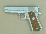 1975 Vintage Scarce Satin Nickel Colt Combat Commander in .38 Super
** Beautiful All-Original Example ** SOLD - 1 of 25