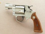 Smith & Wesson Model 37 .38 Special Nickel Chief's Special Airweight w/ original box **MFG. 1983** - 2 of 24