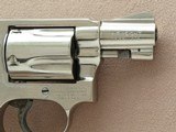 Smith & Wesson Model 37 .38 Special Nickel Chief's Special Airweight w/ original box **MFG. 1983** - 10 of 24