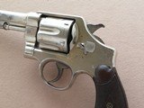 1925 Vintage Smith & Wesson .44 Hand Ejector 2nd Model, Cal. .44 Special, nickel, 6-1/2" Barrel SOLD - 3 of 25