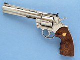 Colt Python, Cal. .357 Magnum, Nickel Finish, 6 Inch Barrel, 1980 Vintage
SOLD - 8 of 11