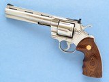 Colt Python, Cal. .357 Magnum, Nickel Finish, 6 Inch Barrel, 1980 Vintage
SOLD - 1 of 11