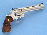 Colt Python, Cal. .357 Magnum, Nickel Finish, 6 Inch Barrel, 1980 Vintage
SOLD - 9 of 11