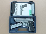 1999 Vintage Beretta Model 92FS INOX Tactical 9mm Pistol w/ Original Box, Owner's Manual, & 3 Extra Mags
** Only Made in 1999-2000 ** - 1 of 25