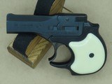 1968 Vintage High Standard Model DM-101 .22 Magnum Derringer w/ Original Maroon Factory Case - 2 of 19