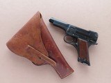 WW2 1944 Japanese Military Type 94 Nambu Pistol w/ Factory Date Error, Matching Mag, & Homemade Holster
** All-Matching Gun ** SOLD - 1 of 25