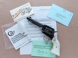 1964 Vintage Nevada Centennial Colt Frontier Scout .22 Revolver w/ Factory Display Case & Paperwork
** Beautiful Colt Commemorative ** SOLD - 3 of 25