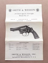 Smith & Wesson Model 37 .38 Special Blue Chief's Special Airweight w/ original instructions **MFG. 1982** SOLD - 19 of 19