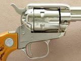 Colt Frontier Scout, Dual Cylinder Cal. .22 Magnum/L.R., Nickel, 4 3/4 Inch barrel, 1969 Vintage w/ Original Box - 15 of 25
