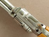 Colt Frontier Scout, Dual Cylinder Cal. .22 Magnum/L.R., Nickel, 4 3/4 Inch barrel, 1969 Vintage w/ Original Box - 24 of 25