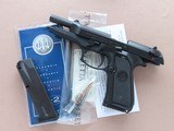 2012 Vintage Beretta Model 92FS 9mm Pistol w/ Original Box, Manuals, & Extra 15rd Magazine
SOLD - 21 of 25