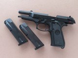 2012 Vintage Beretta Model 92FS 9mm Pistol w/ Original Box, Manuals, & Extra 15rd Magazine
SOLD - 19 of 25