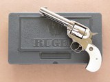 Ruger New Model Single Six, Cal. .32 H&R Magnum, 4 5/8 Inch Barrel, Polished Stainless, Rare - 5 of 7