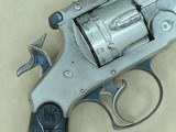 Early 1890's Antique Smith & Wesson .44 Double Action Frontier Model Revolver in .44-40 Winchester w/ Factory Nickel Finish SOLD - 25 of 25