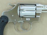 1924 Vintage Nickel Colt Police Positive Special Revolver in .38 Special Caliber
** Beauiful All-Original Factory Nickel Example ** - 7 of 25