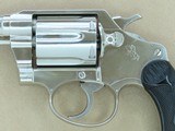 1924 Vintage Nickel Colt Police Positive Special Revolver in .38 Special Caliber
** Beauiful All-Original Factory Nickel Example ** - 3 of 25