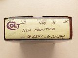 Colt New Frontier .22, Cal. .22 LR, 4 3/4 Inch Barrel, Target Sights SOLD - 11 of 11