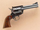 Ruger Blackhawk, Old Model Flat-Top with 3-Screw Frame, Cal. .357 Magnum, 1960 Vintage, 4 5/8 Inch Barrel - 1 of 7