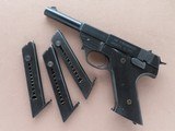 Scarce 1949 Vintage High Standard Model G.380 Pistol in .380 ACP w/ 4 Magazines
** 100% Original & Attractive Example ** - 1 of 25