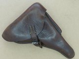 WW2 German Mauser 42 Code 1940 P-08 Luger w/ Beautiful Original 1940 Dated Brown Holster
** All-Matching Vet Bring-Back Gun ** SOLD - 25 of 25